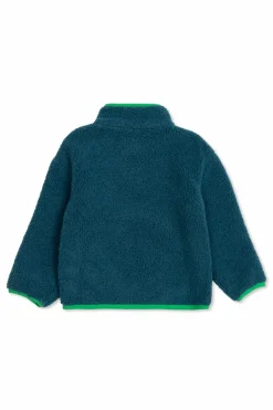 Stella McCartney Kids GREEN Fleece with embroidery