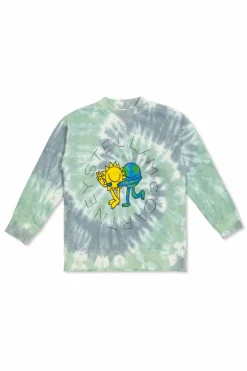 Stella McCartney Kids GREEN Sweatshirt with print