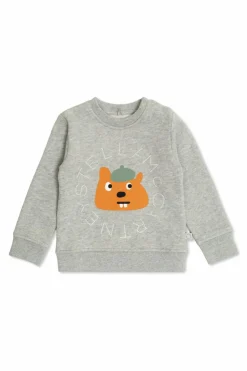 Stella McCartney Kids GREY Sweatshirt with logo
