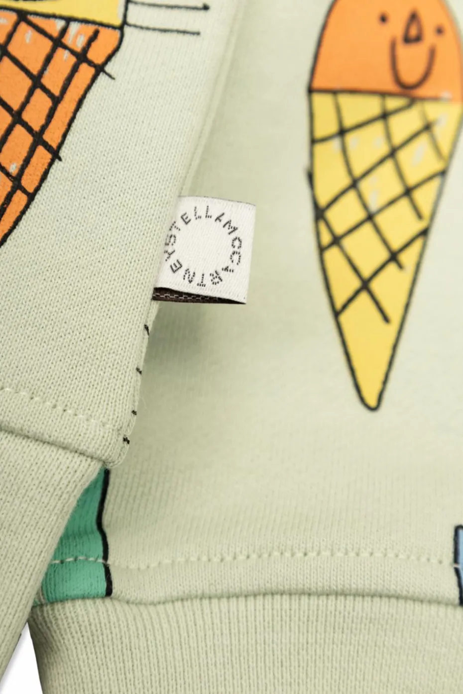 Stella McCartney Kids GREEN Sweatshirt with prints