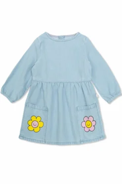 Stella McCartney Kids light blue Denim dress