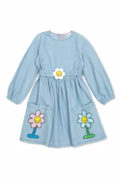 Stella McCartney Kids light blue Denim dress