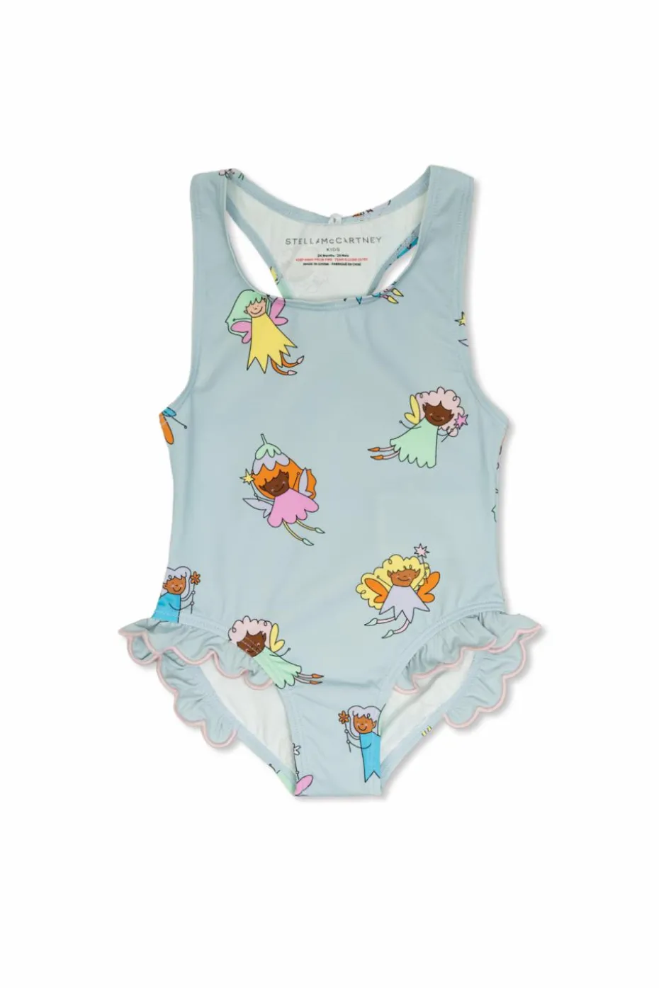 Stella McCartney Kids light blue One-piece swimsuit