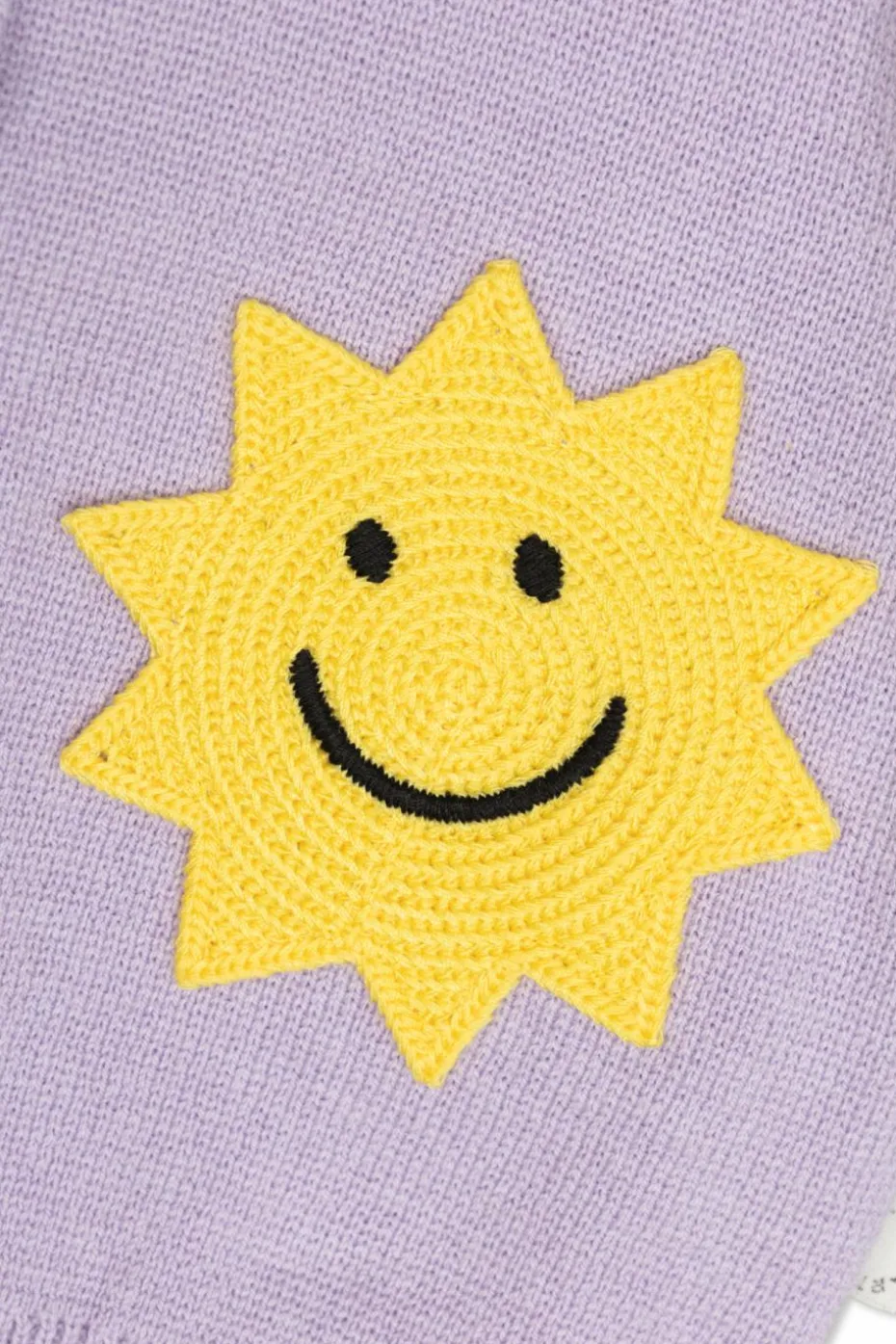 Stella McCartney Kids PURPLE Cardigan with patches