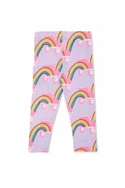 Stella McCartney Kids PURPLE Printed Leggings