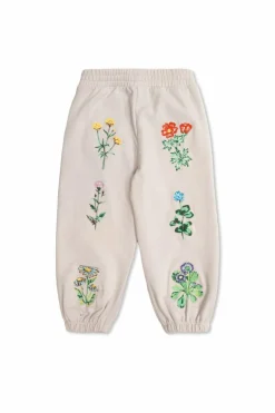 Stella McCartney Kids PURPLE Embroidered Sweatpants