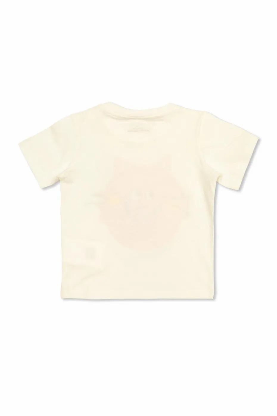 Stella McCartney Kids WHITE T-shirt with cat motif