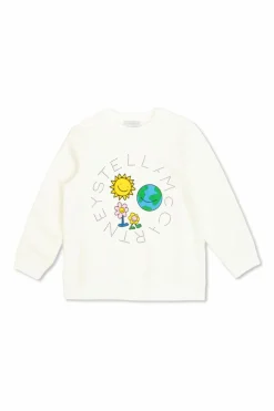 Stella McCartney Kids WHITE Sweatshirt with print