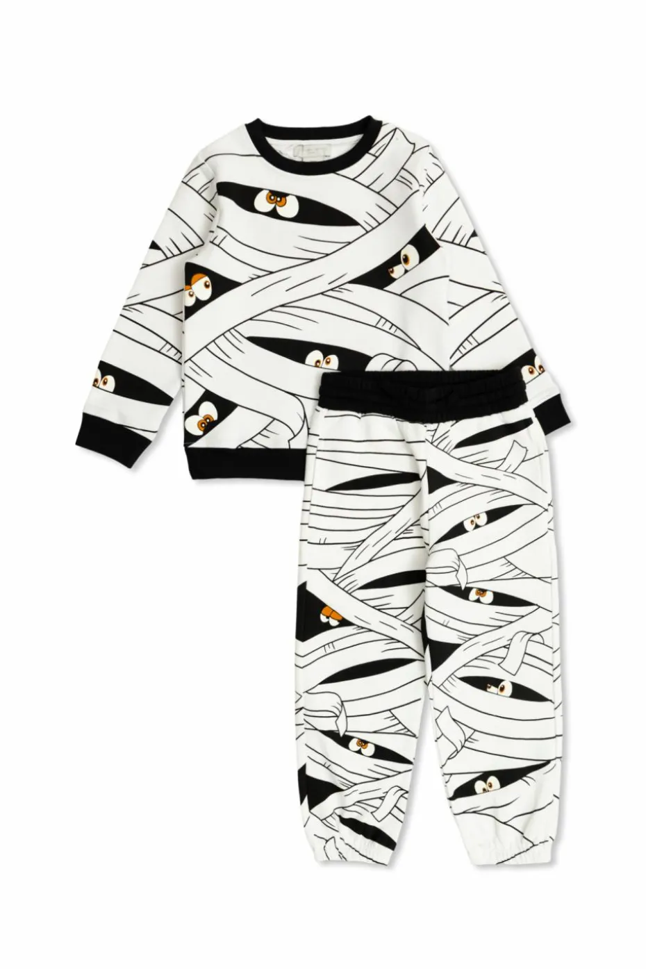 Stella McCartney Kids WHITE set: sweatshirt and pants