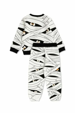 Stella McCartney Kids WHITE set: sweatshirt and pants