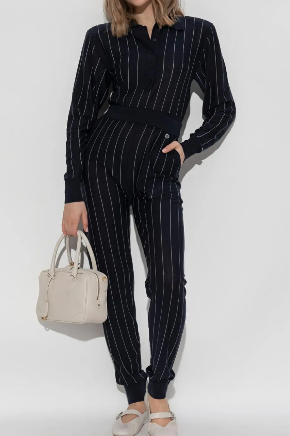 Stella McCartney NAVY BLUE Wool pants