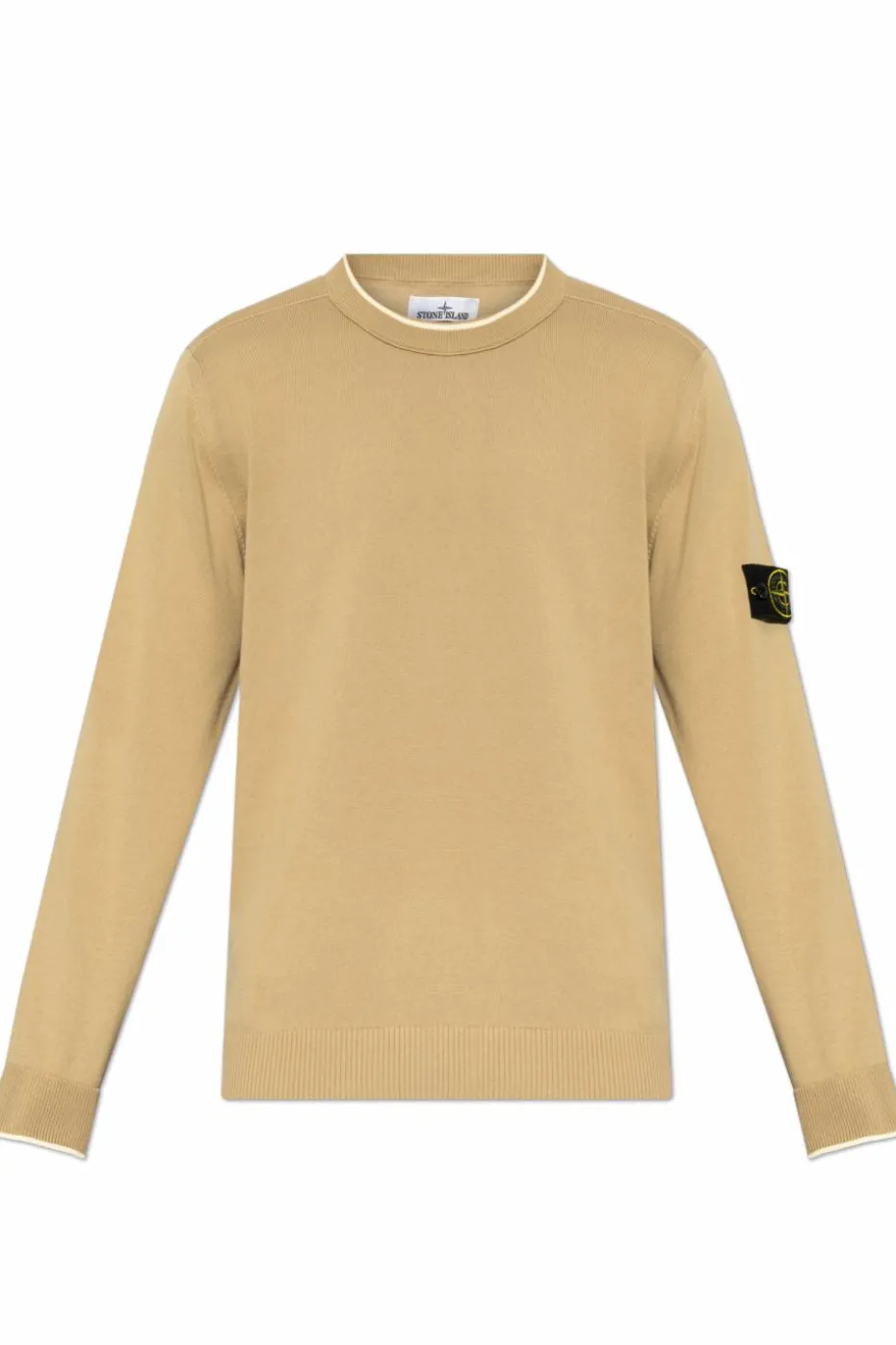 Stone Island beige Sweater with round neckline