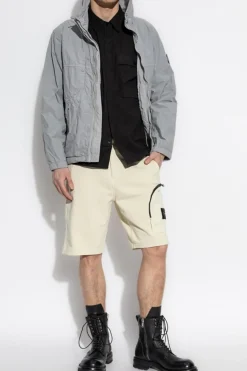 Stone Island BLACK Cotton shirt with pockets