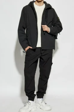 Stone Island BLACK Insulated Waterproof Jacket