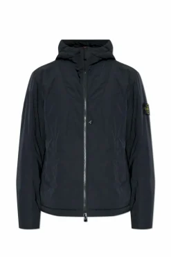 Stone Island BLACK Insulated jacket "Micro Twill"