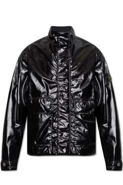 Stone Island BLACK Jacket with logo