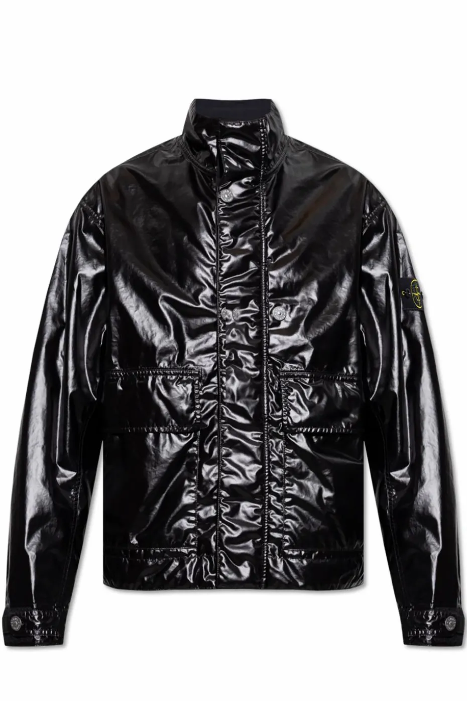 Stone Island BLACK Jacket with logo
