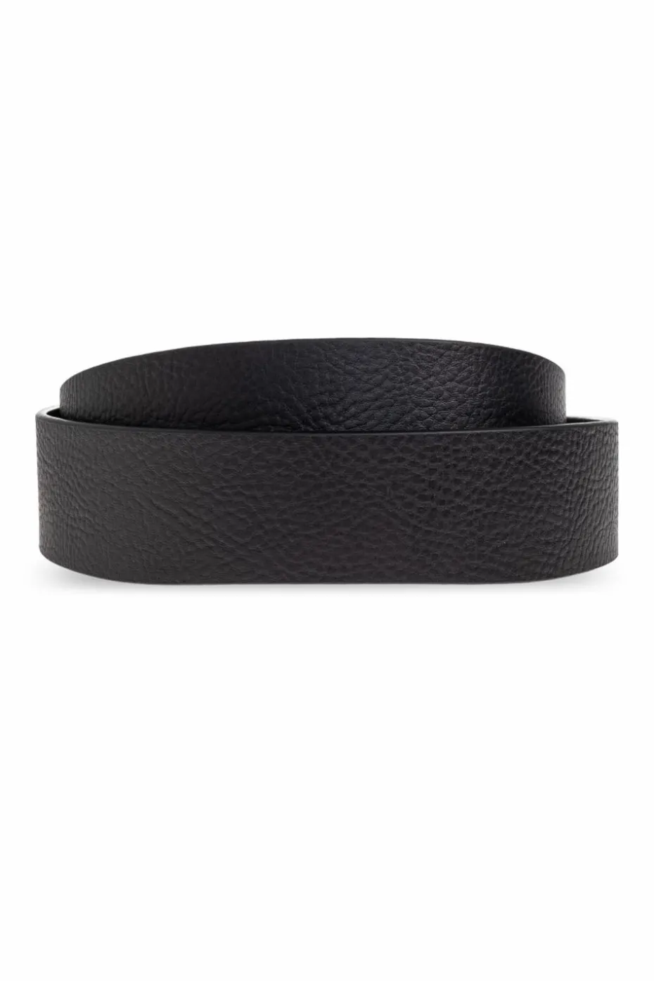 Stone Island BLACK Leather belt