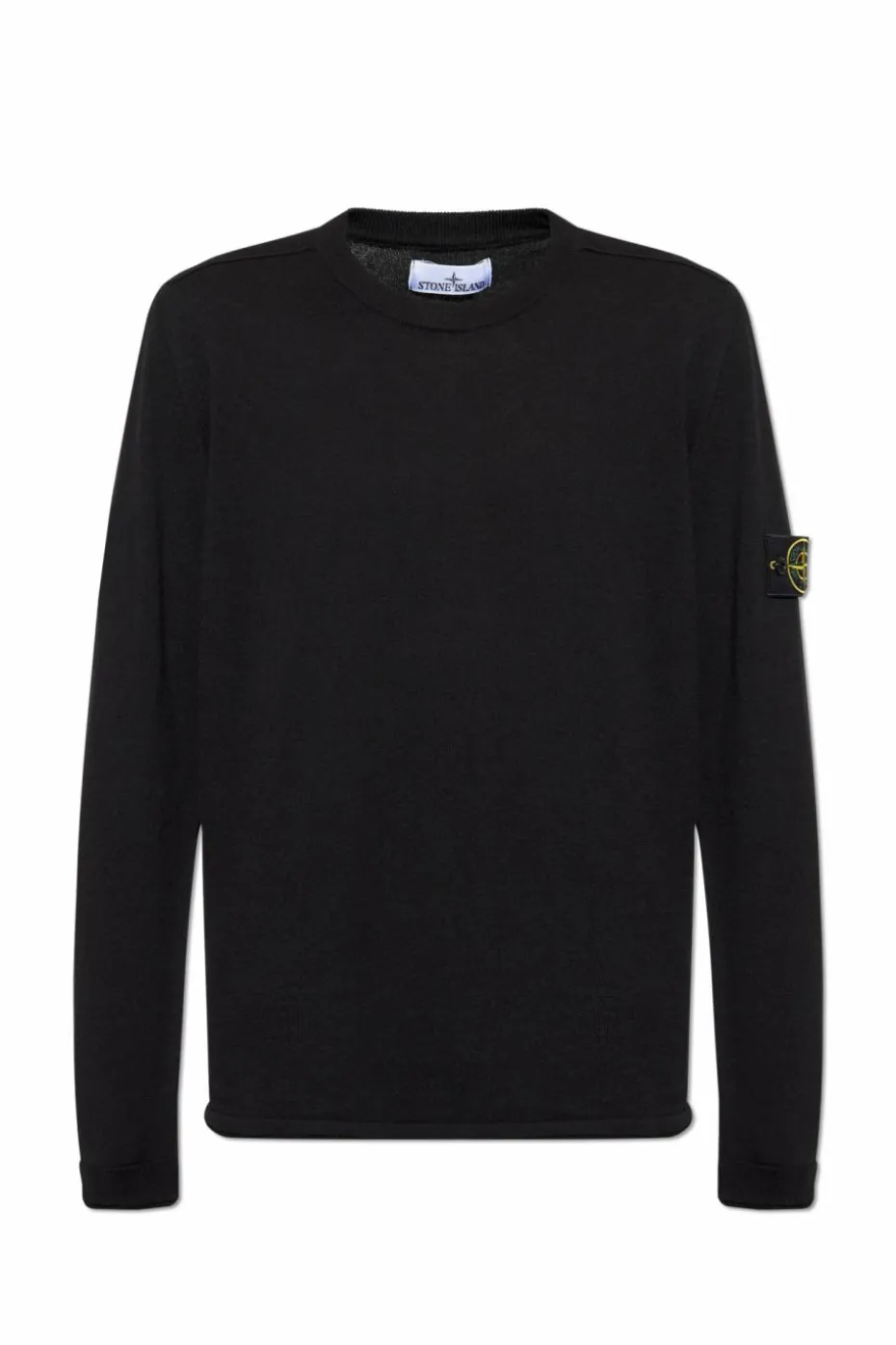Stone Island BLACK Sweater with logo