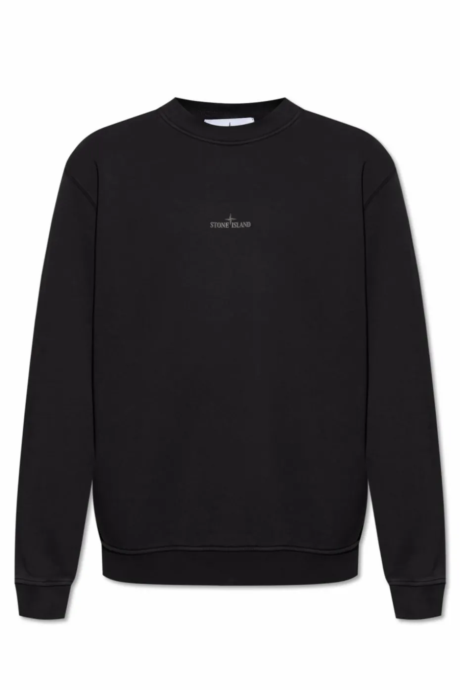Stone Island BLACK Sweatshirt with logo