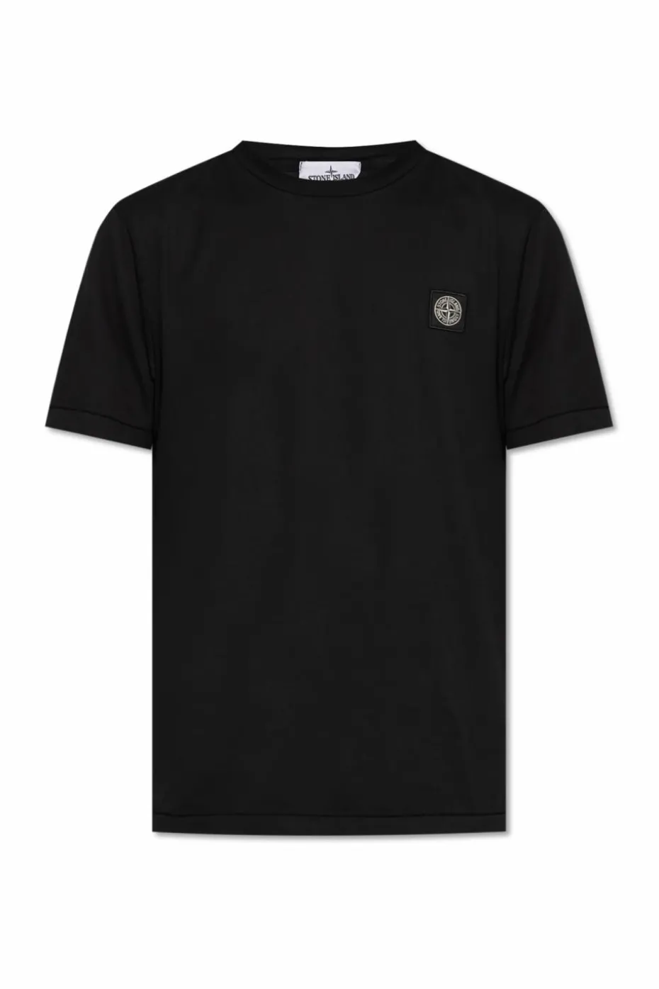 Stone Island BLACK T-shirt with logo
