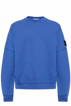 Stone Island BLUE Sweatshirt with logo