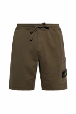Stone Island BROWN Logo shorts