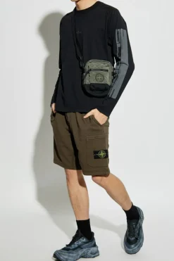Stone Island BROWN Logo shorts
