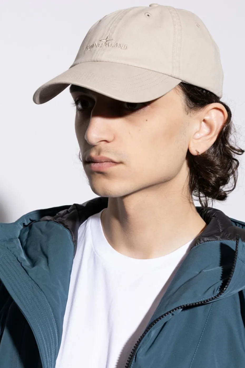 Stone Island cream Baseball cap