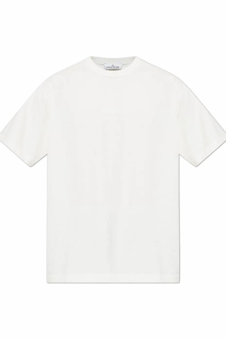 Stone Island cream T-shirt with logo