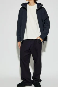 Stone Island cream T-shirt with logo