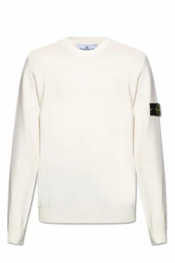 Stone Island cream Wool sweater