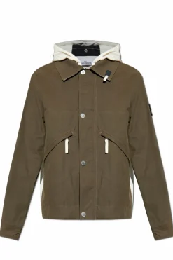 Stone Island GREEN " Tela Resinata " jacket