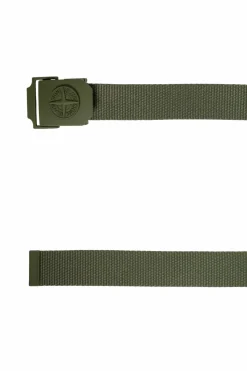 Stone Island GREEN Belt with logo