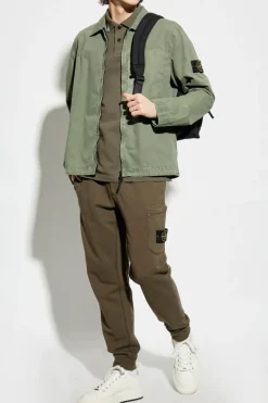 Stone Island GREEN Jacket with Logo