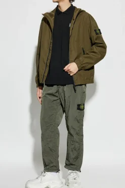 Stone Island GREEN Jacket with logo
