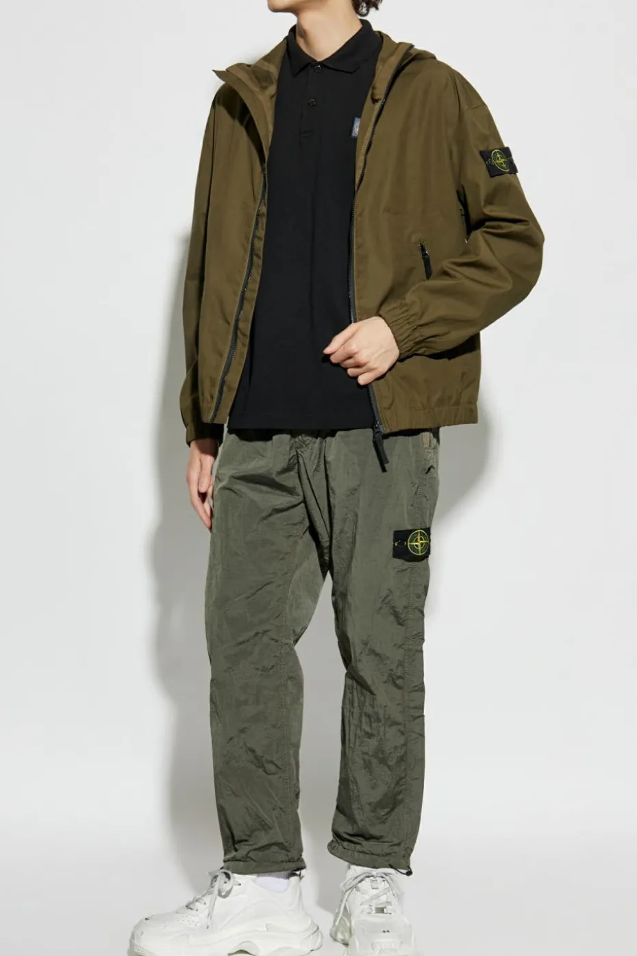 Stone Island GREEN Jacket with logo