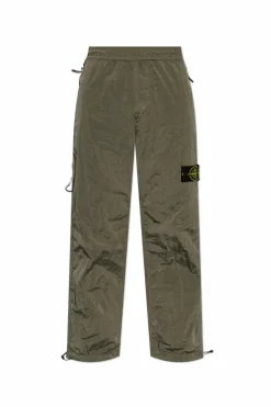 Stone Island GREEN Pants with logo