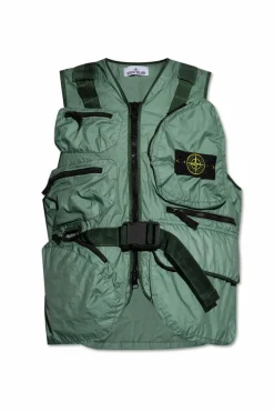Stone Island GREEN Vest with multiple pockets