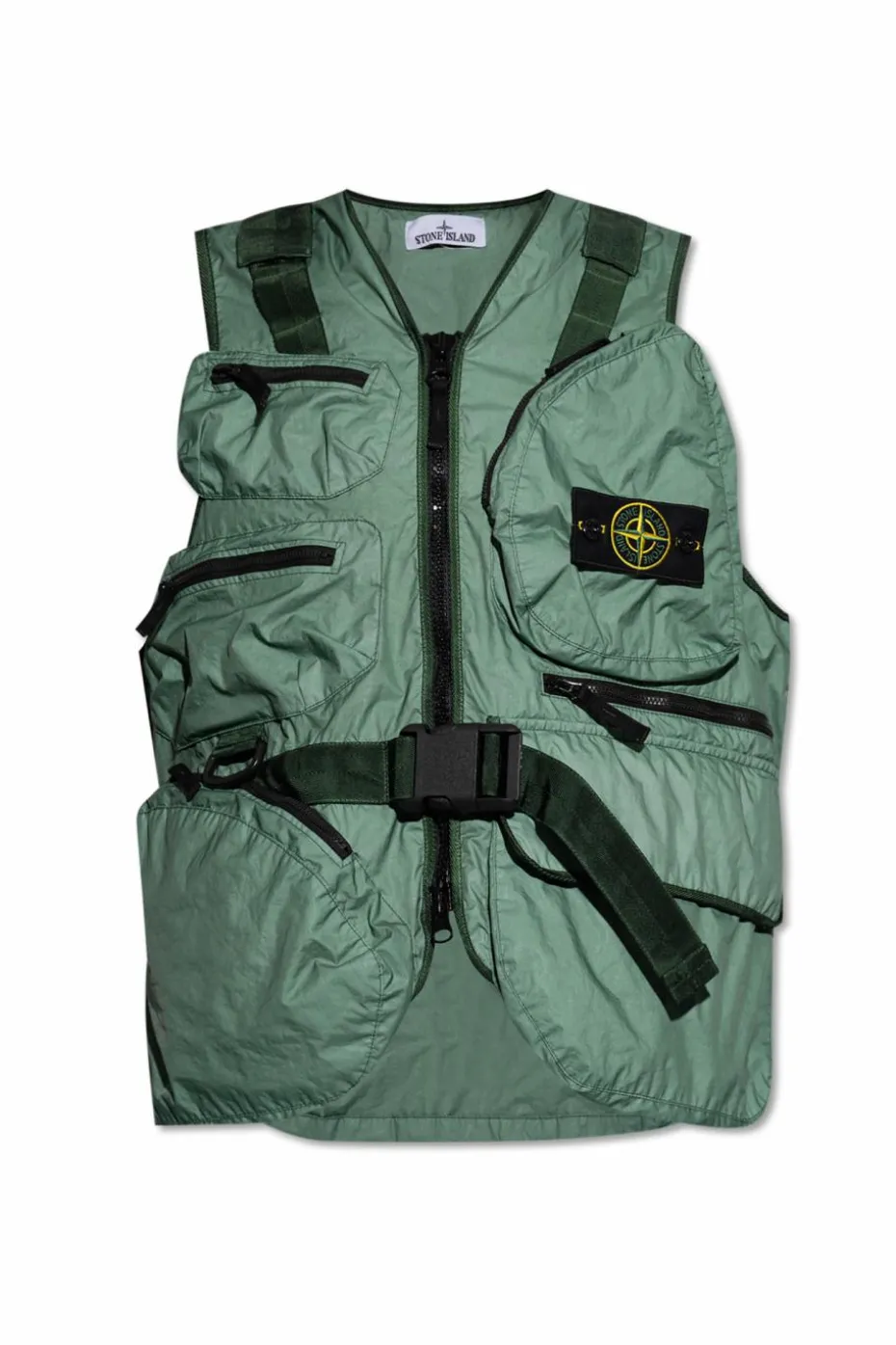 Stone Island GREEN Vest with multiple pockets