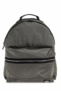 Stone Island GREY Backpack with logo