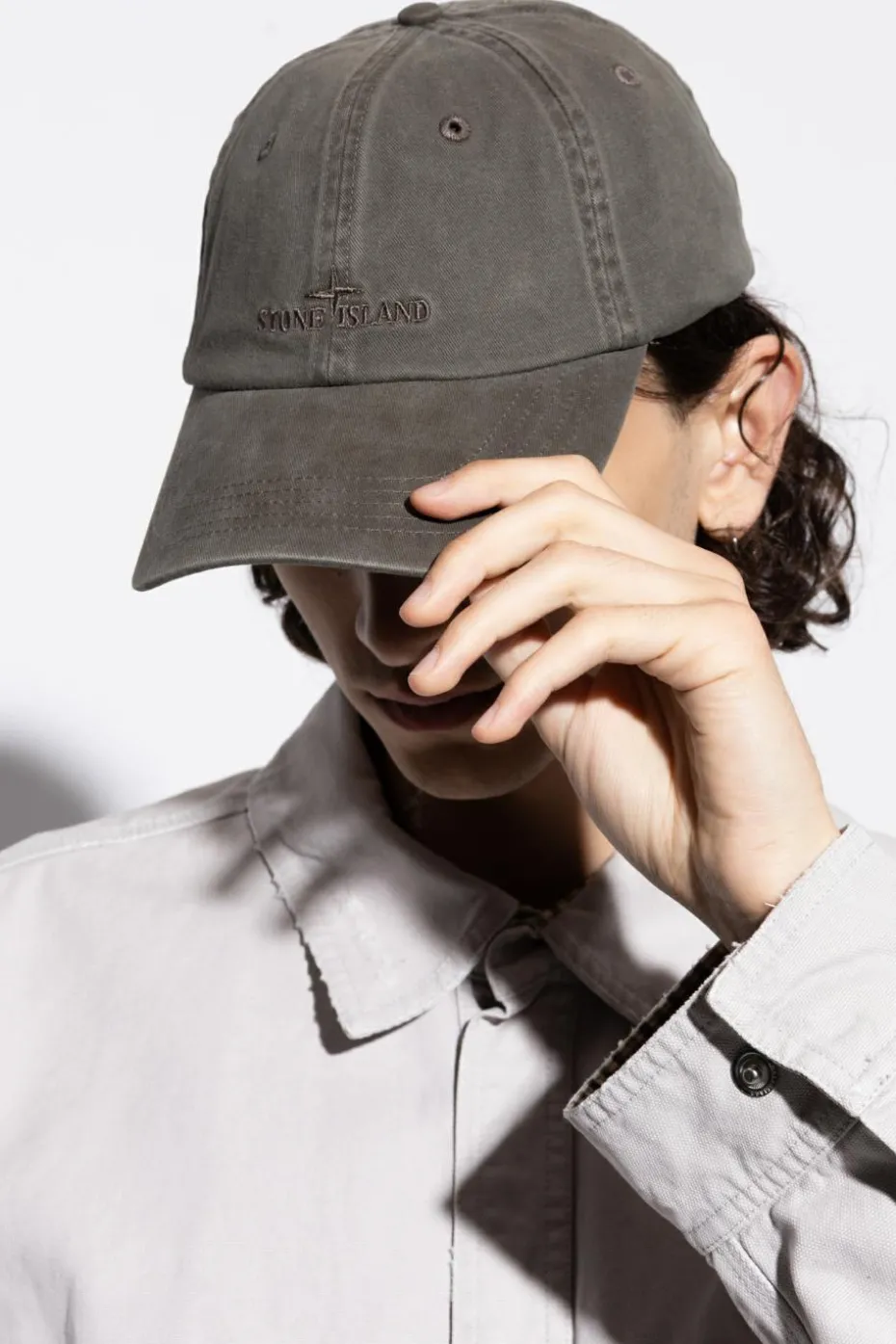 Stone Island GREY Baseball cap