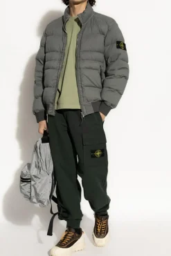 Stone Island GREY Down jacket "Seamless Tunnel Nylon Down-Tc"
