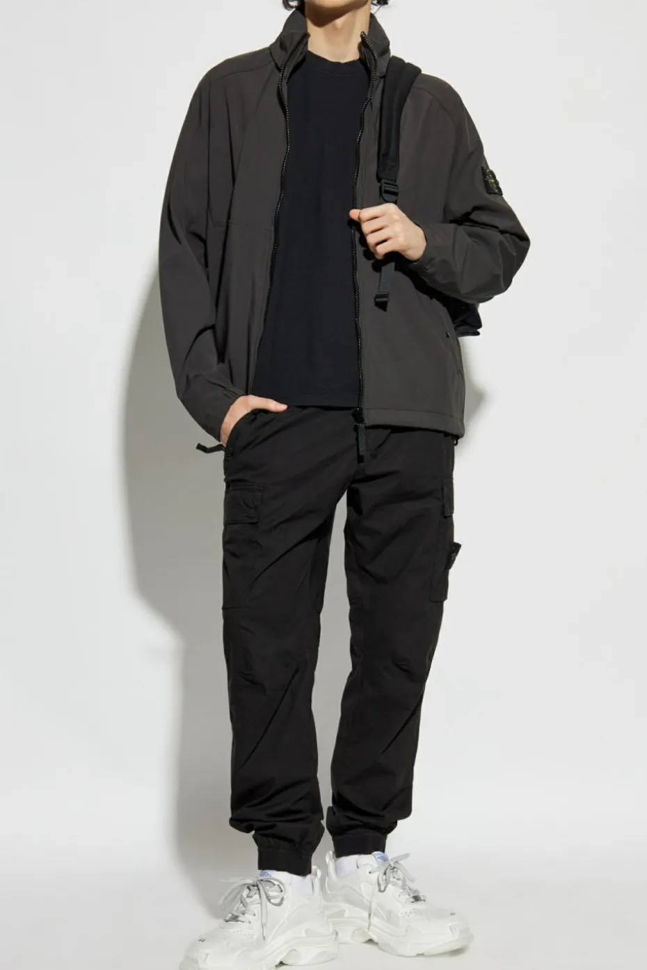 Stone Island GREY Jacket with logo