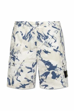 Stone Island GREY Logo shorts