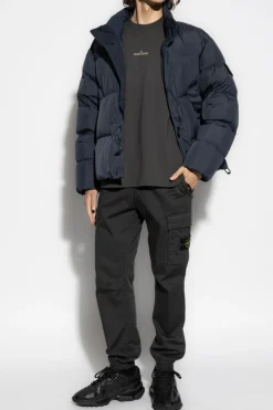 Stone Island GREY Pants with logo
