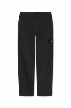 Stone Island GREY Pants with logo