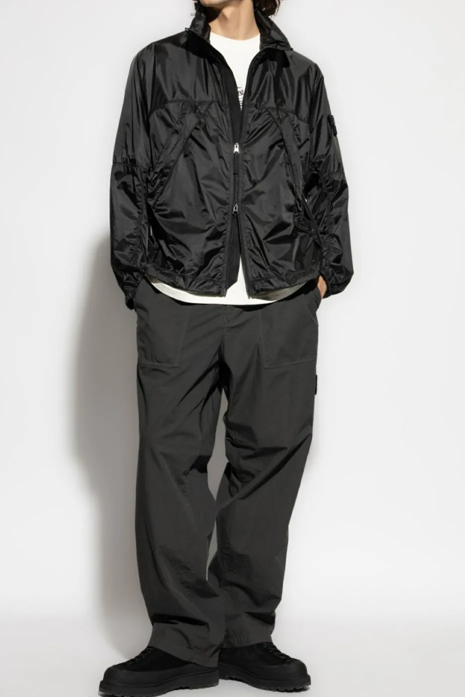 Stone Island GREY Pants with logo