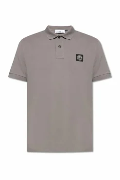 Stone Island GREY Polo with logo