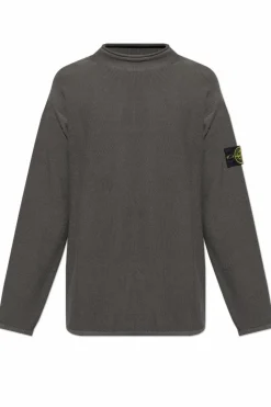 Stone Island GREY Sweatshirt with logo
